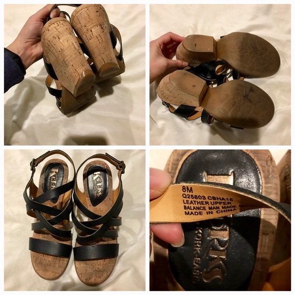 KorkEase Shoes Korks By Korkease Nedra Black Sandals Poshmark